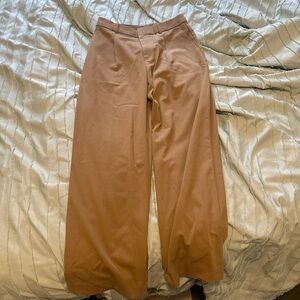 Uniqlo Tan Wide Legged Trouser